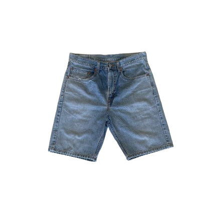 Vintage Levi Denim Shorts Blue (32)