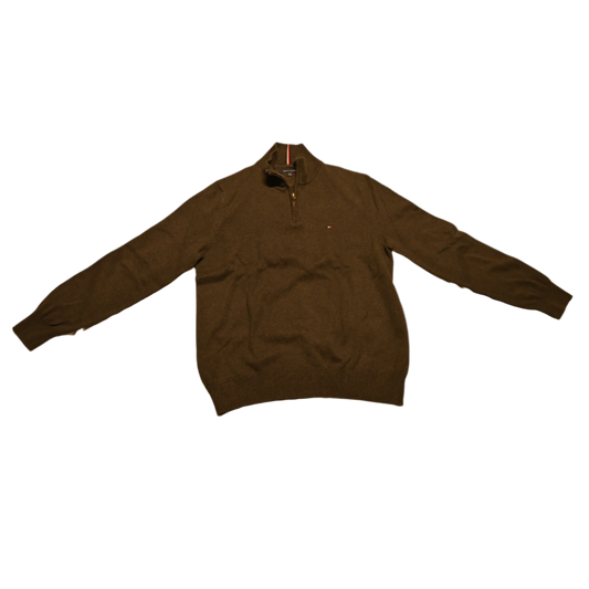 Tommy Hilfiger 1/4 Zip Up Sweater (L)