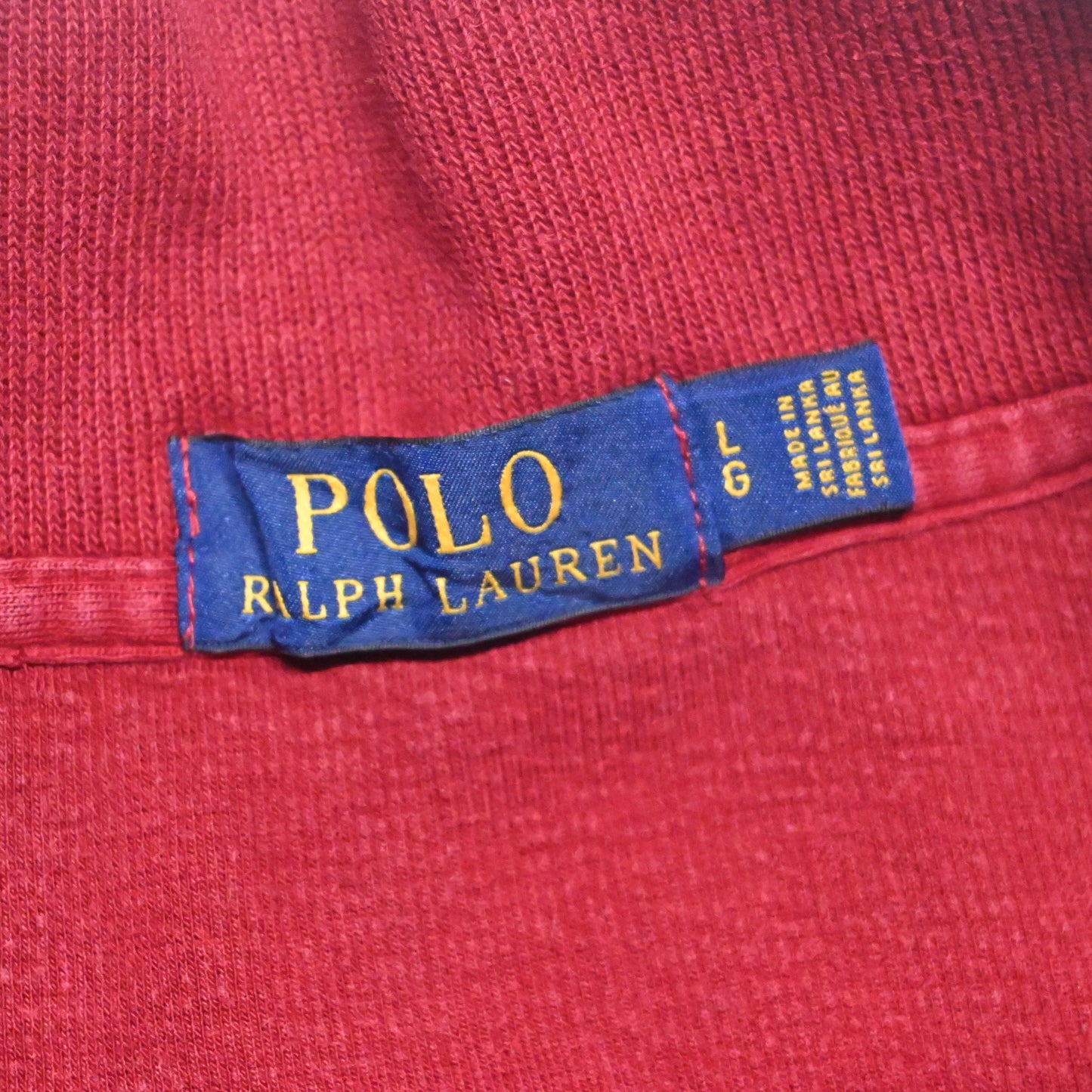 Vintage Polo Ralph Lauren 1/4 Zip Up Sweater (L)