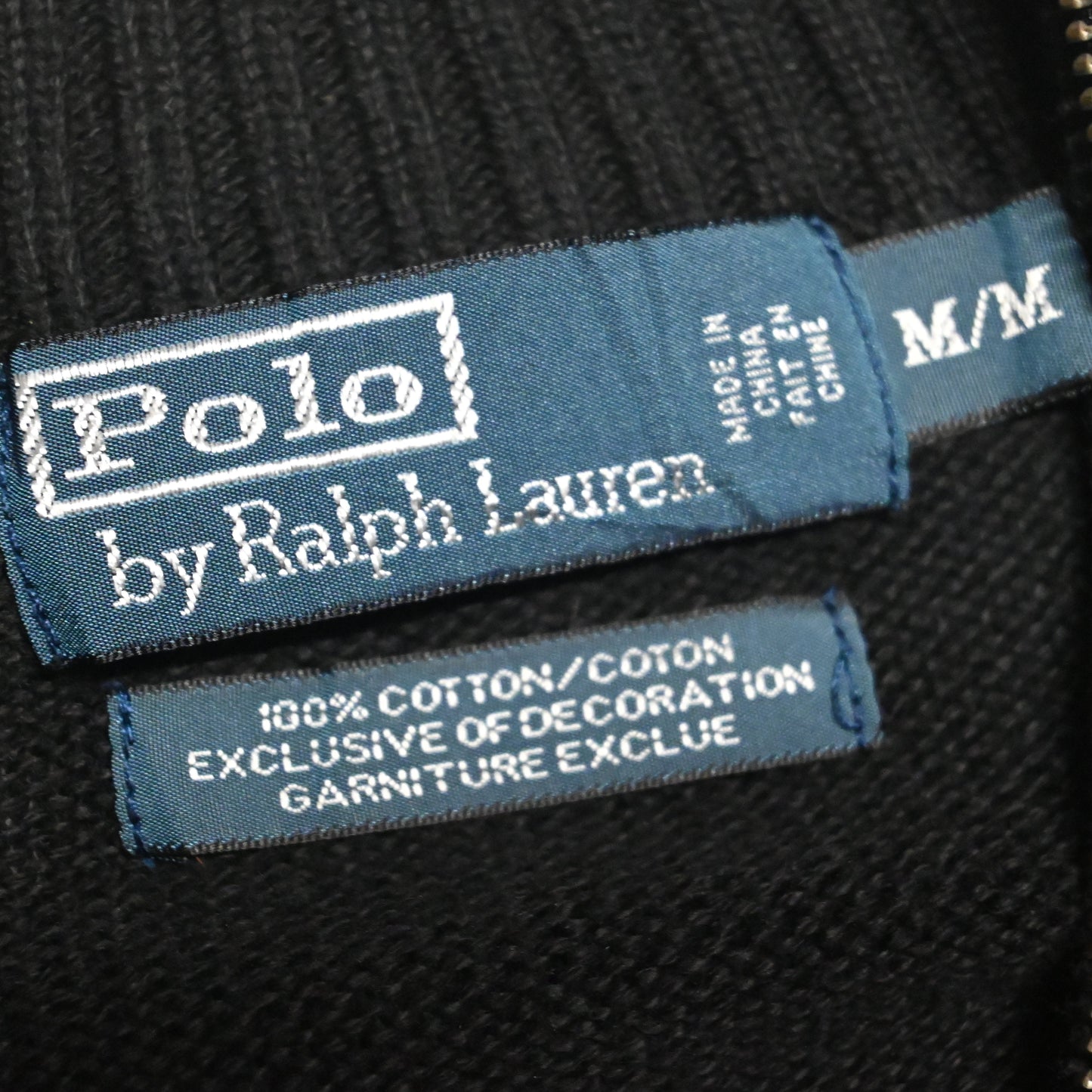 Vintage Polo Ralph Lauren 1/4 Zip Sweater (M)