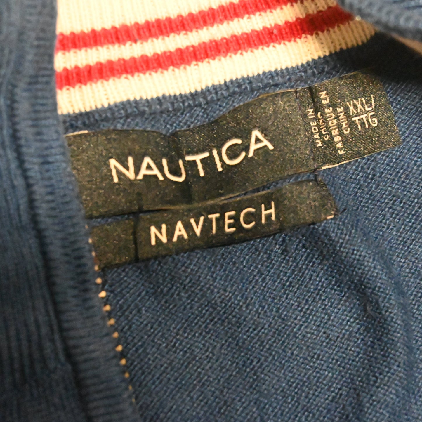 Nautica 1/4 Zip Sweater (XXL)