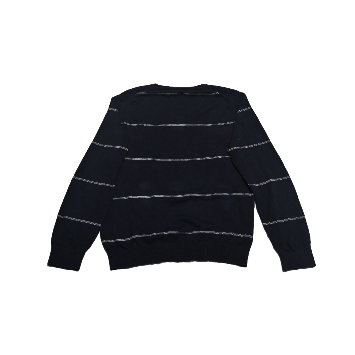 Nautica Striped V-Neck Sweater (M)