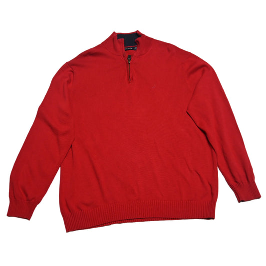 Nautica 1/4 Zip Sweater (XL)
