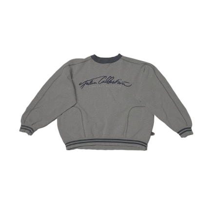 Vintage Grey FUBU With Embroidery Sweater (L)