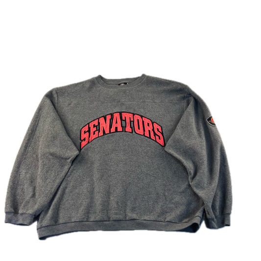 Vintage NHL Senators Fleece Pullover (2XL)