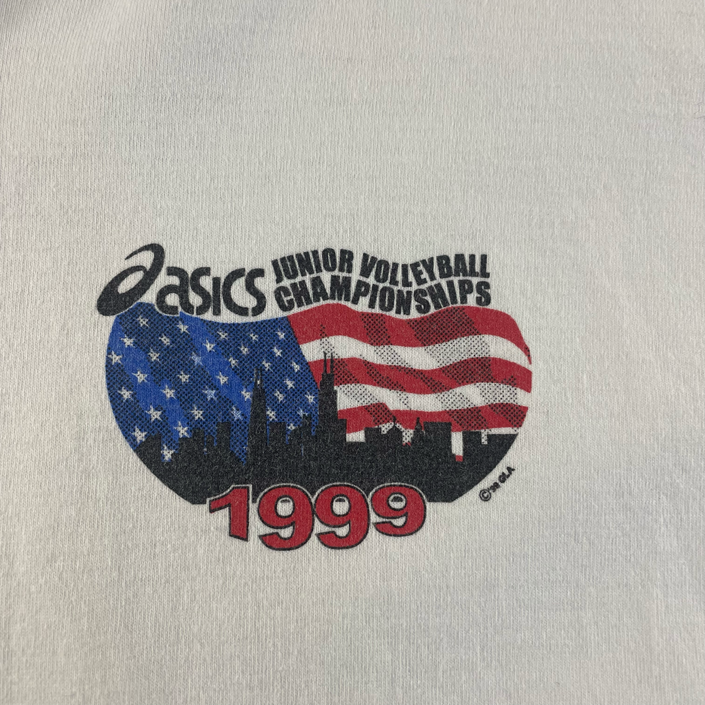 Vintage 1999 ASICS Junior Volleyball Championships T-Shirt (L)