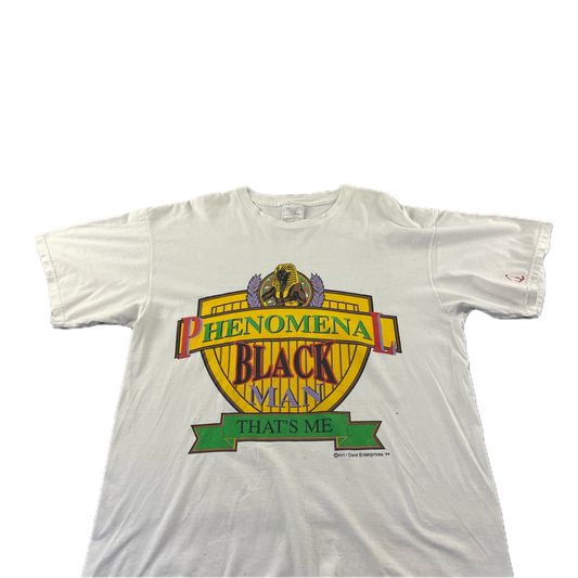 Vintage 1994 'Phenomenal Black Man' T-shirt (L) need back picture