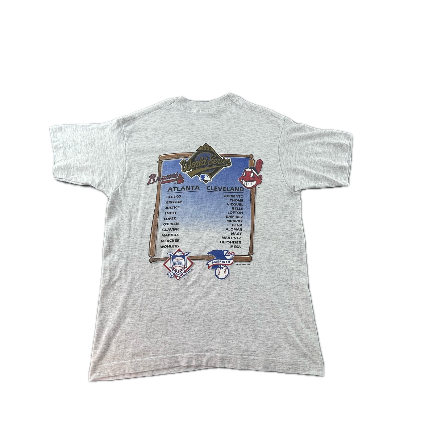 Vintage 1995 MLB World Series Grey T-shirt (14-16)