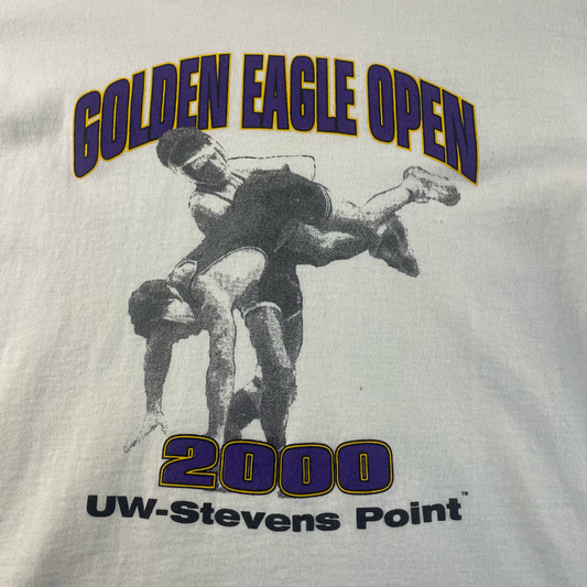 Vintage 2000 Golden Eagle Open Fruit of the Loom T-Shirt (L)