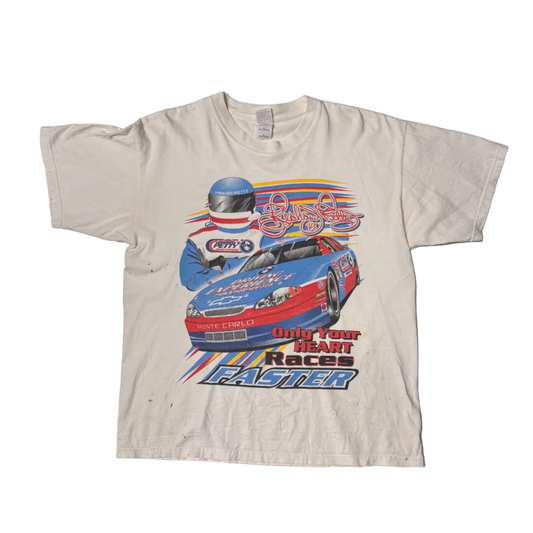 VINTAGE NASCAR "1800 BE PETTY" WHITE T-SHIRT (XL)