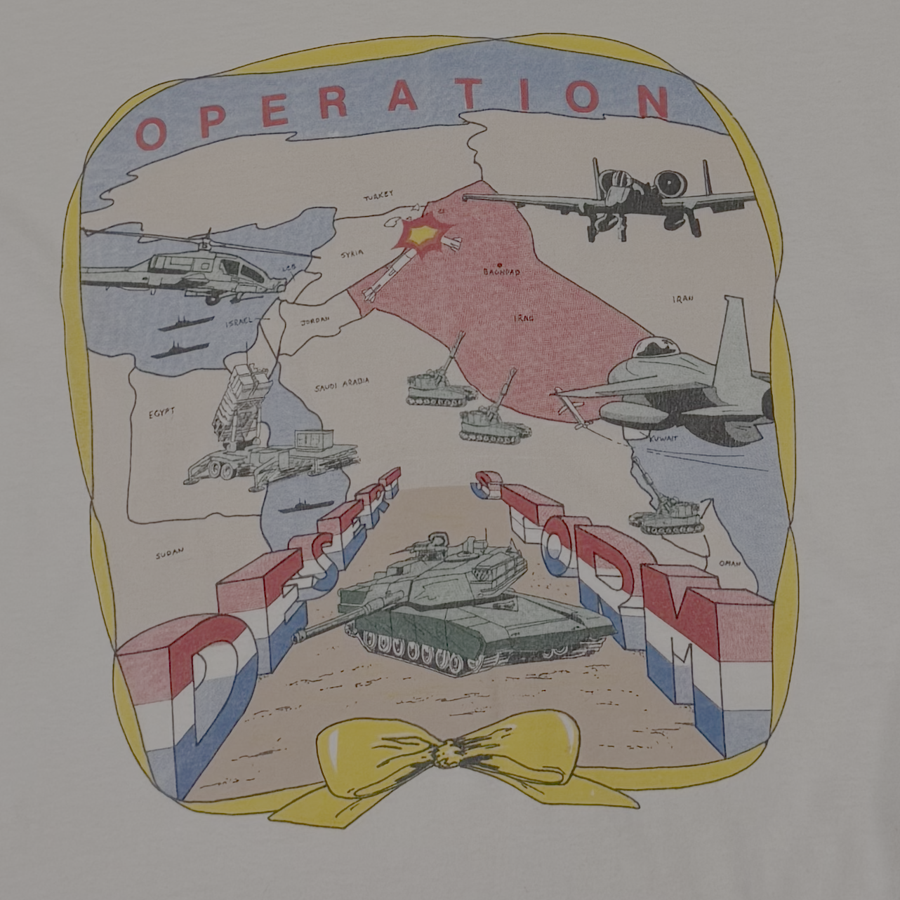 VINTAGE OPERATION DESERT STORM (L)