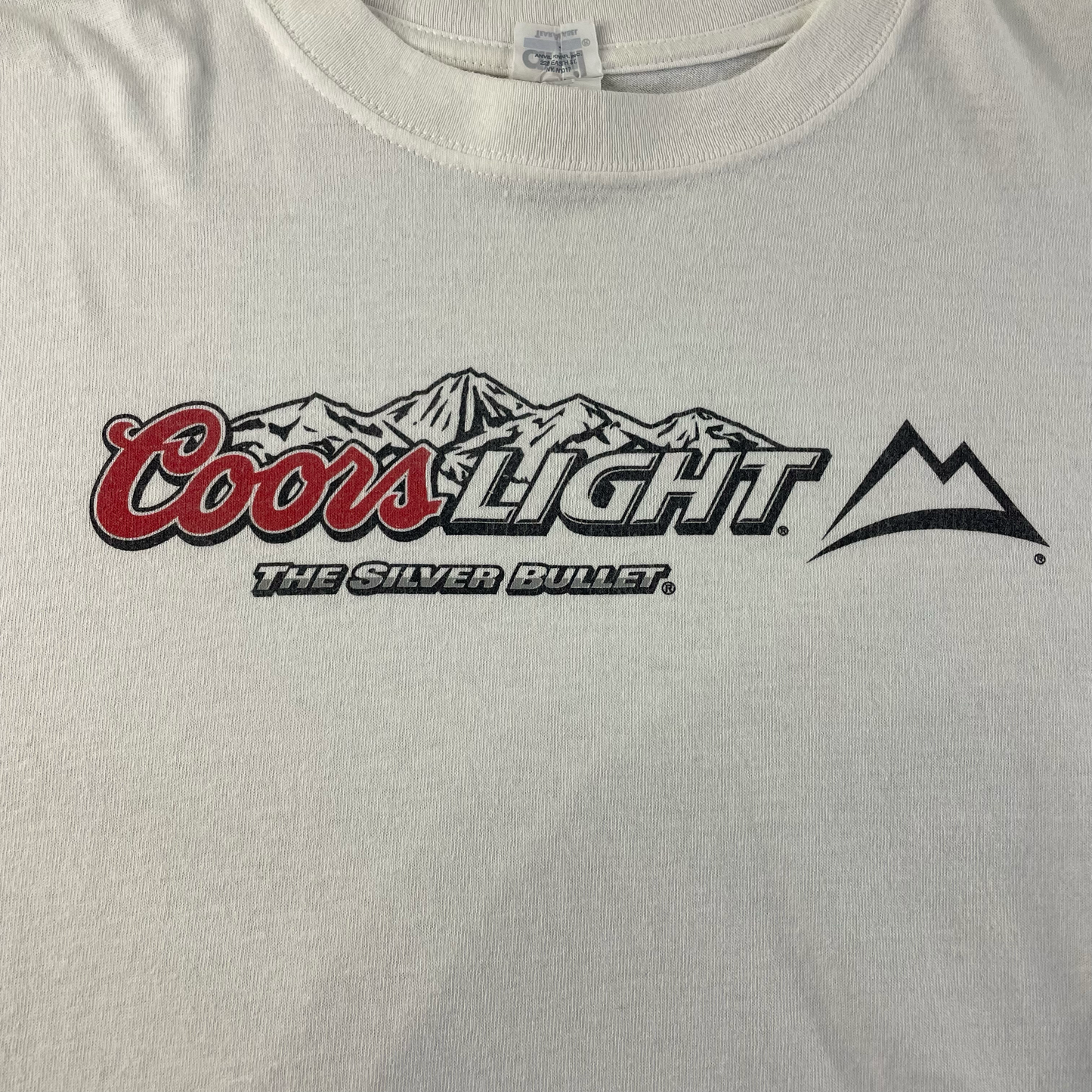 Vintage Coors Light White T-Shirt (L)