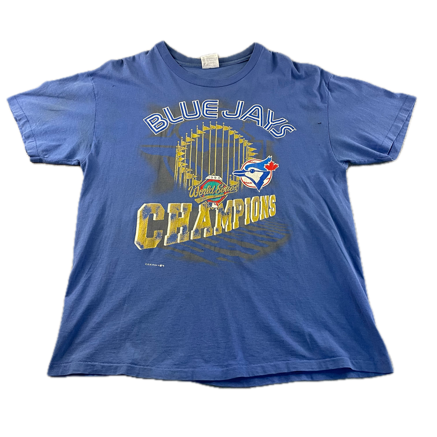 Vintage 1993 Toronto Blue Jays Champions T-Shirt (L)