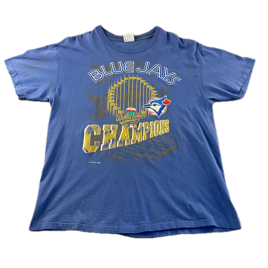 Vintage 1993 Toronto Blue Jays Champions T-Shirt (L)