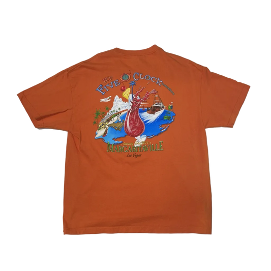 VINTAGE MARGARITAVILLE ORANGE T-SHIRT (XL)