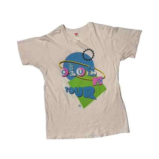VINTAGE 1991 CLUB TOUR MTV T-SHIRT (XL)