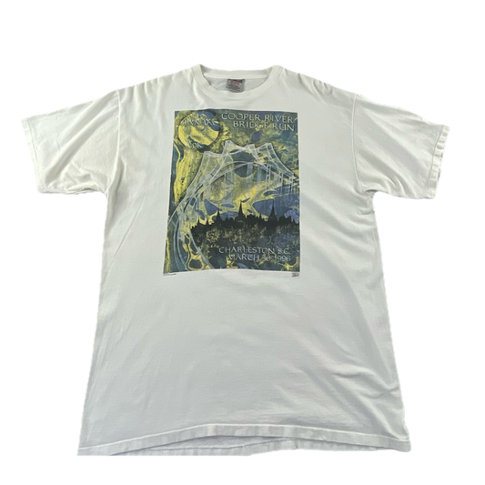 Vintage Cooper River Bridge Run White T-shirt (XL)