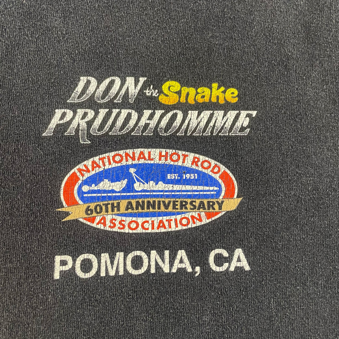 Vintage DON Pomona, CA 60th Anniversary Black T-Shirt (XL)