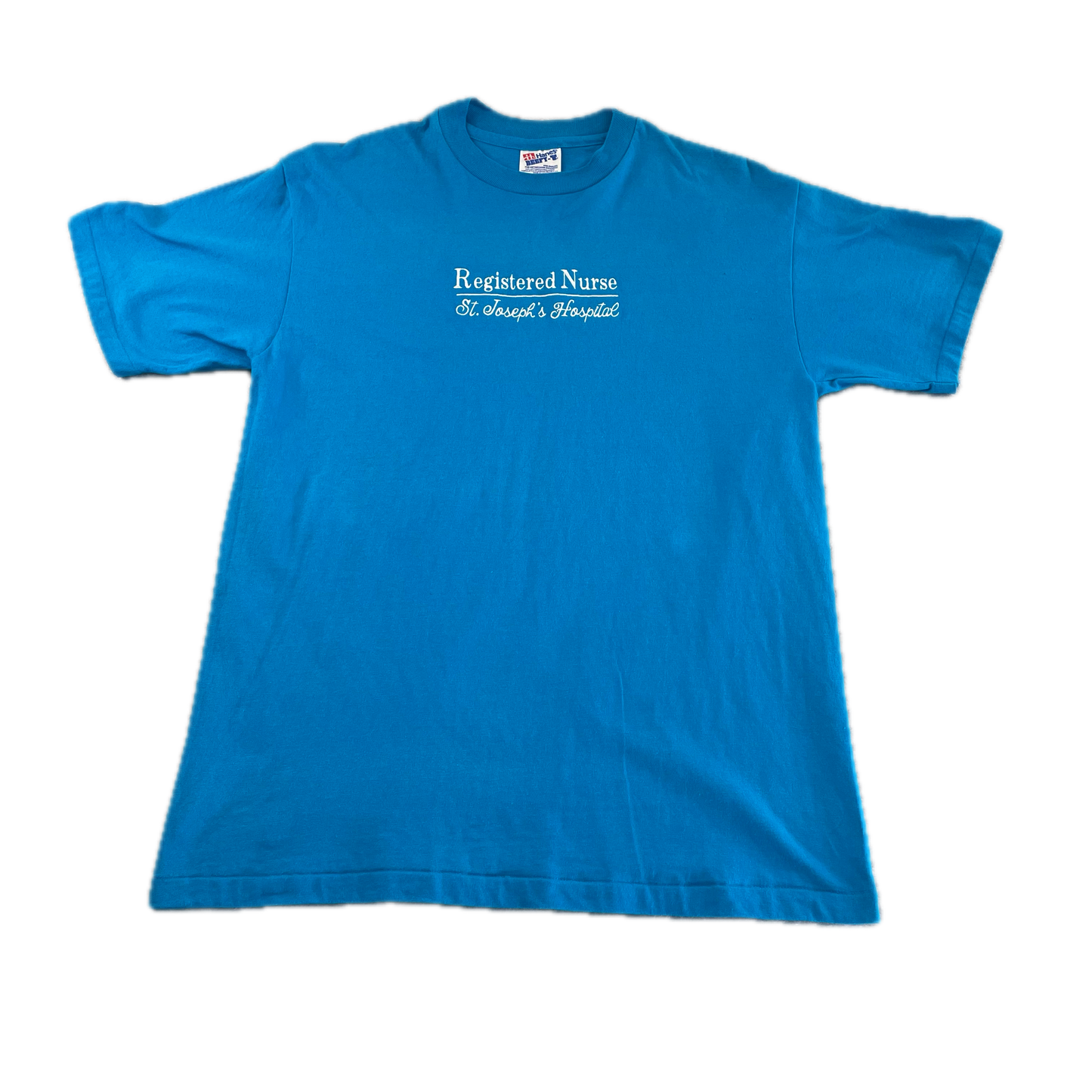 Vintage Registered Nurse Blue T-Shirt (M)