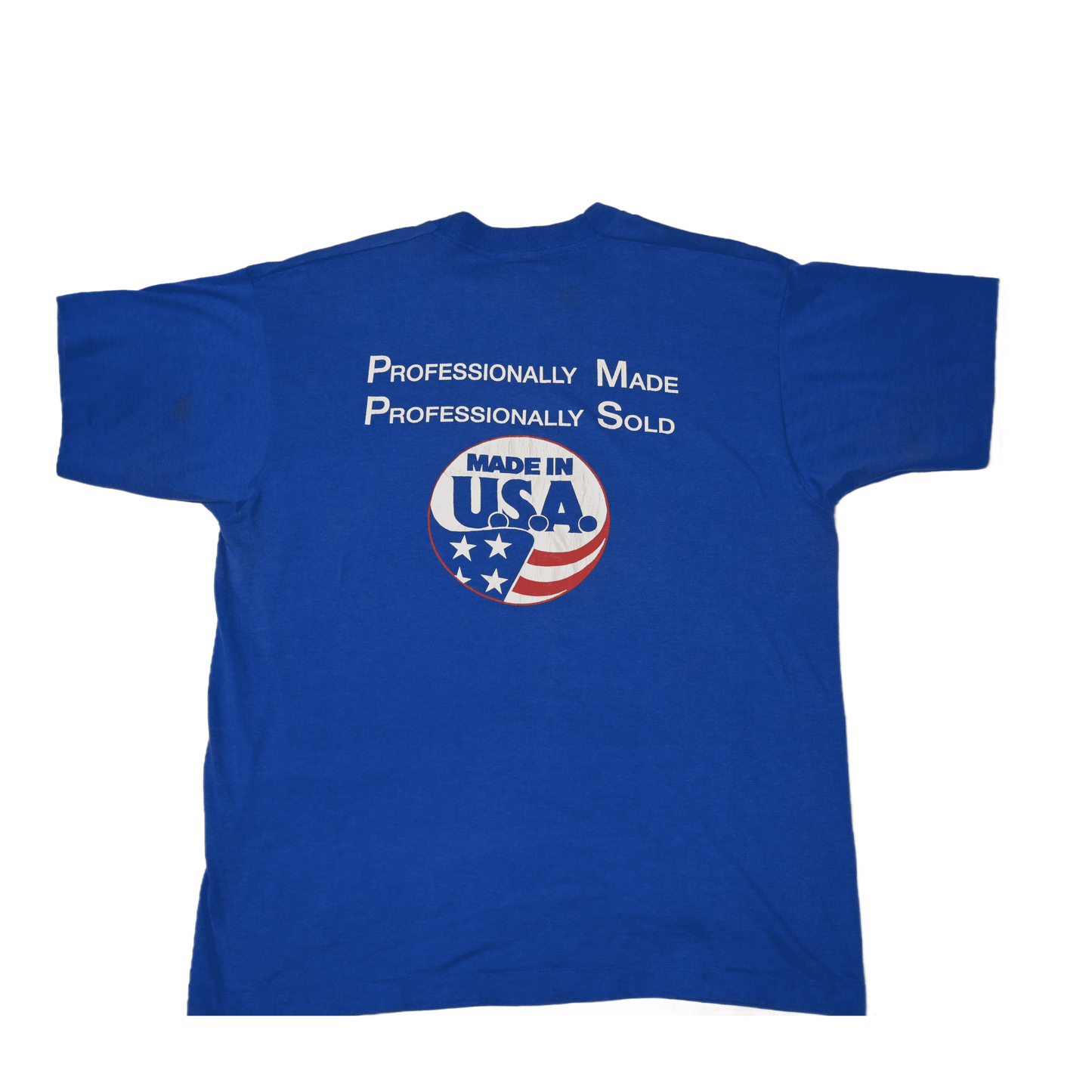 VINTAGE GERBER PLUMBING BLUE T-SHIRT (XL)