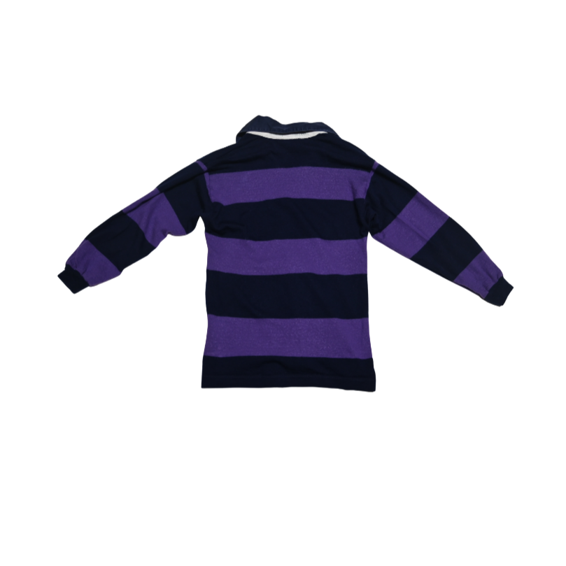 Vintage Woolaby Purple & Black Striped Wool Jersey (S)