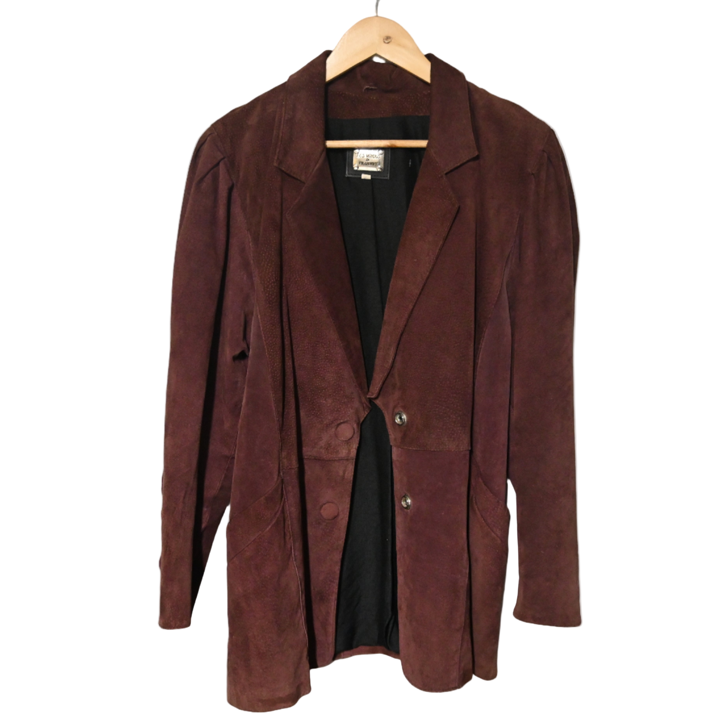 Vintage Les Voyous De Tramway Suede Jacket (10)