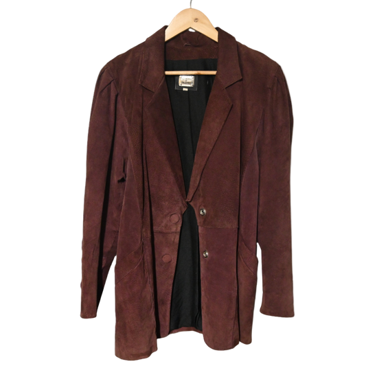 Vintage Les Voyous De Tramway Suede Jacket (10)