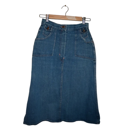 Vintage Denim Skirt (26)
