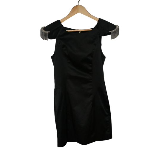 VINTAGE INDIGO JOKER BLACK DRESS (8)