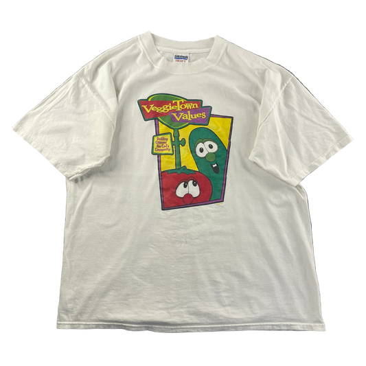 Vintage Veggie Town Values Single-Sided Tee (XL)
