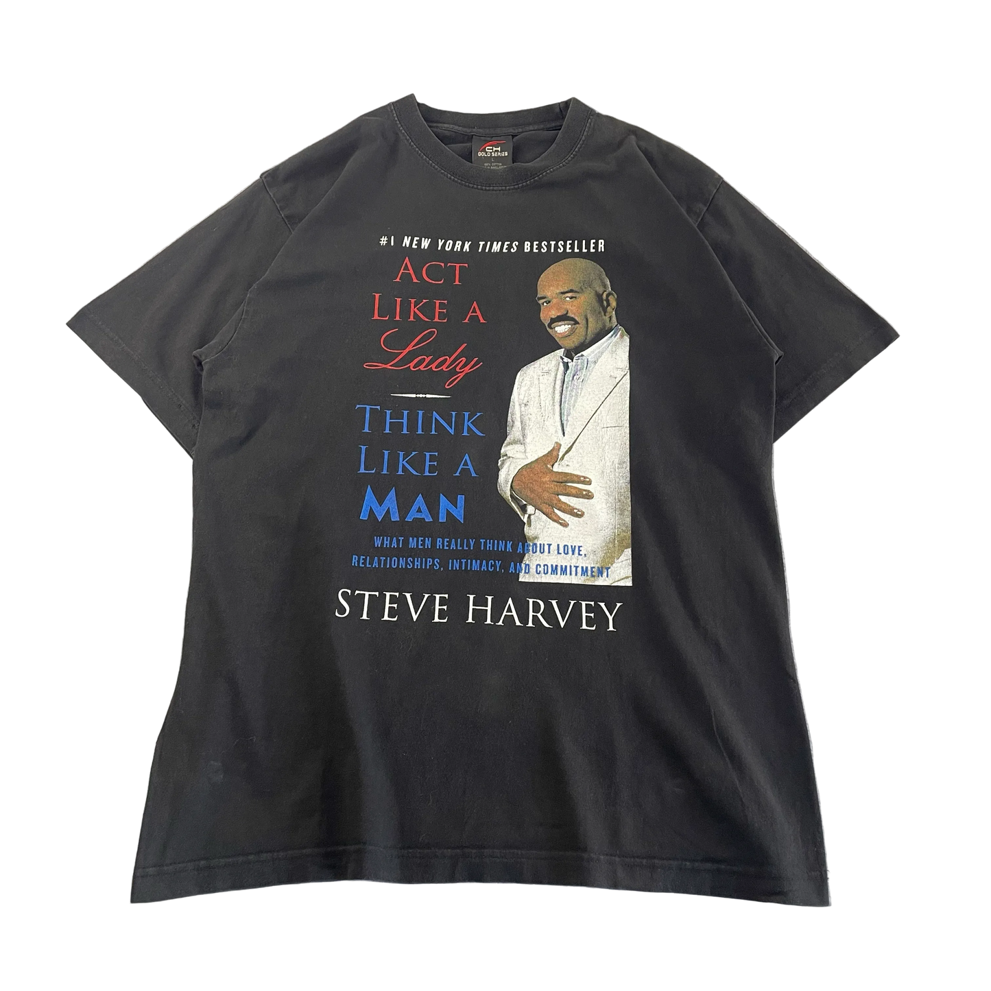 Vintage Steve Harvey 'Act Like a Woman, Think Like a Man' Tee (L)