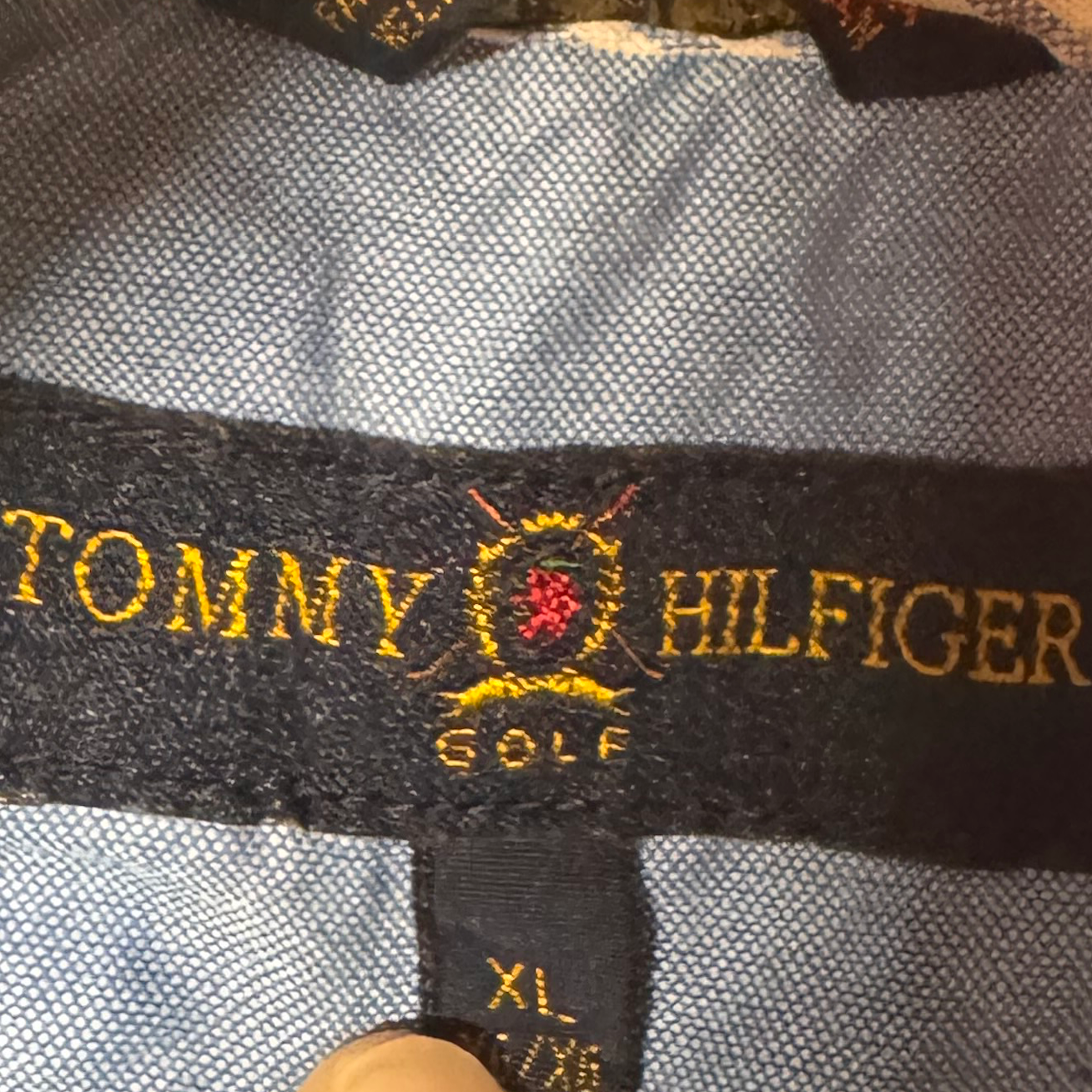VINTAGE TOMMY HILFIGER HARBOUR POINTE GOLF CLUB 1/4 ZIP (XL)