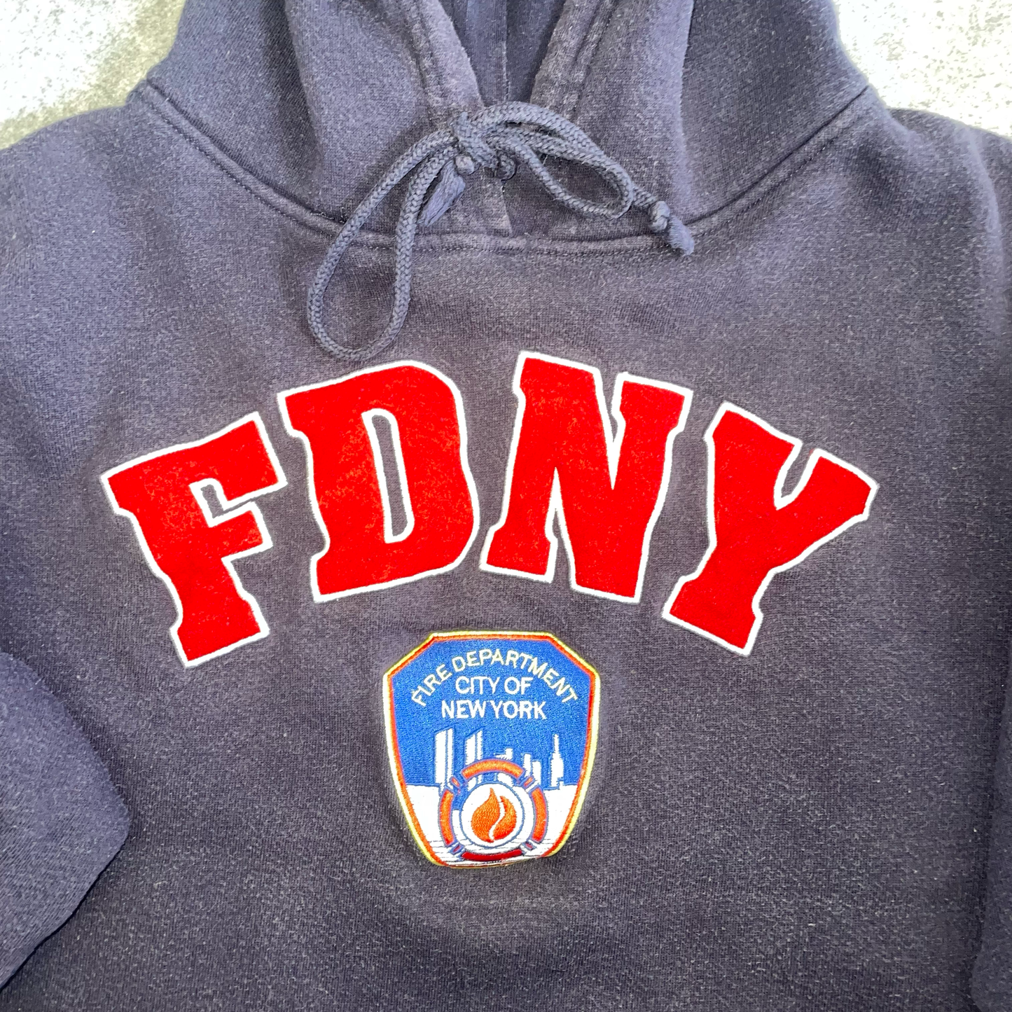 New York Fire Department Hoodie Navy (S)