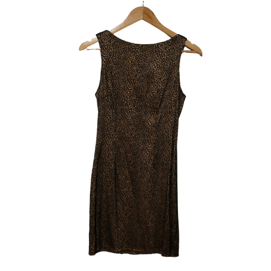 VINTAGE LEOPARD PRINT DRESS (12)