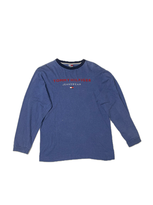 Tommy Hilfiger Jeanswear Blue Longsleeve T-shirt (XL)