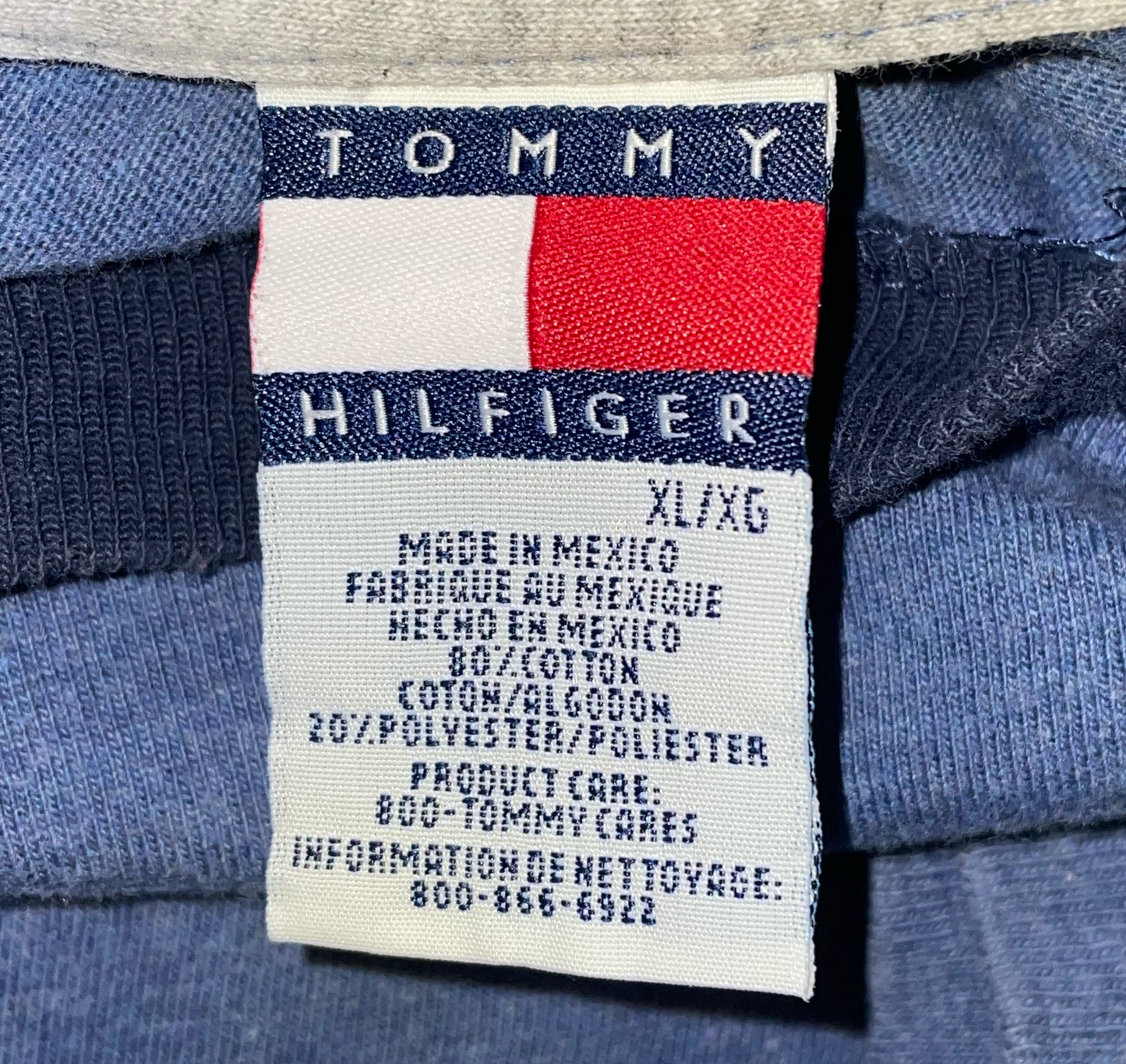 Tommy Hilfiger Jeanswear Blue Longsleeve T-shirt (XL)