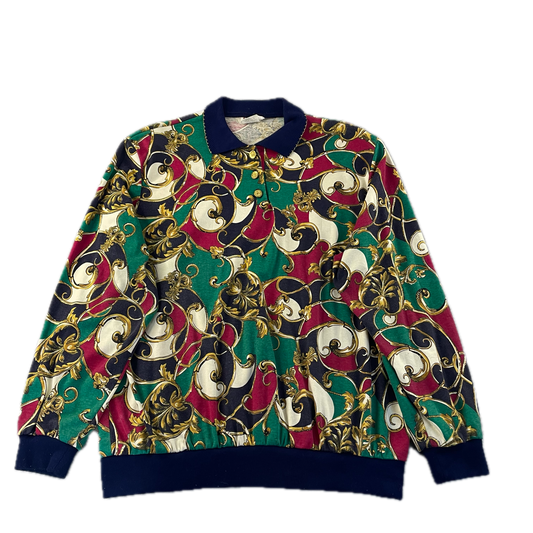 Vintage Cricket Lane Patterned Pullover (XL)