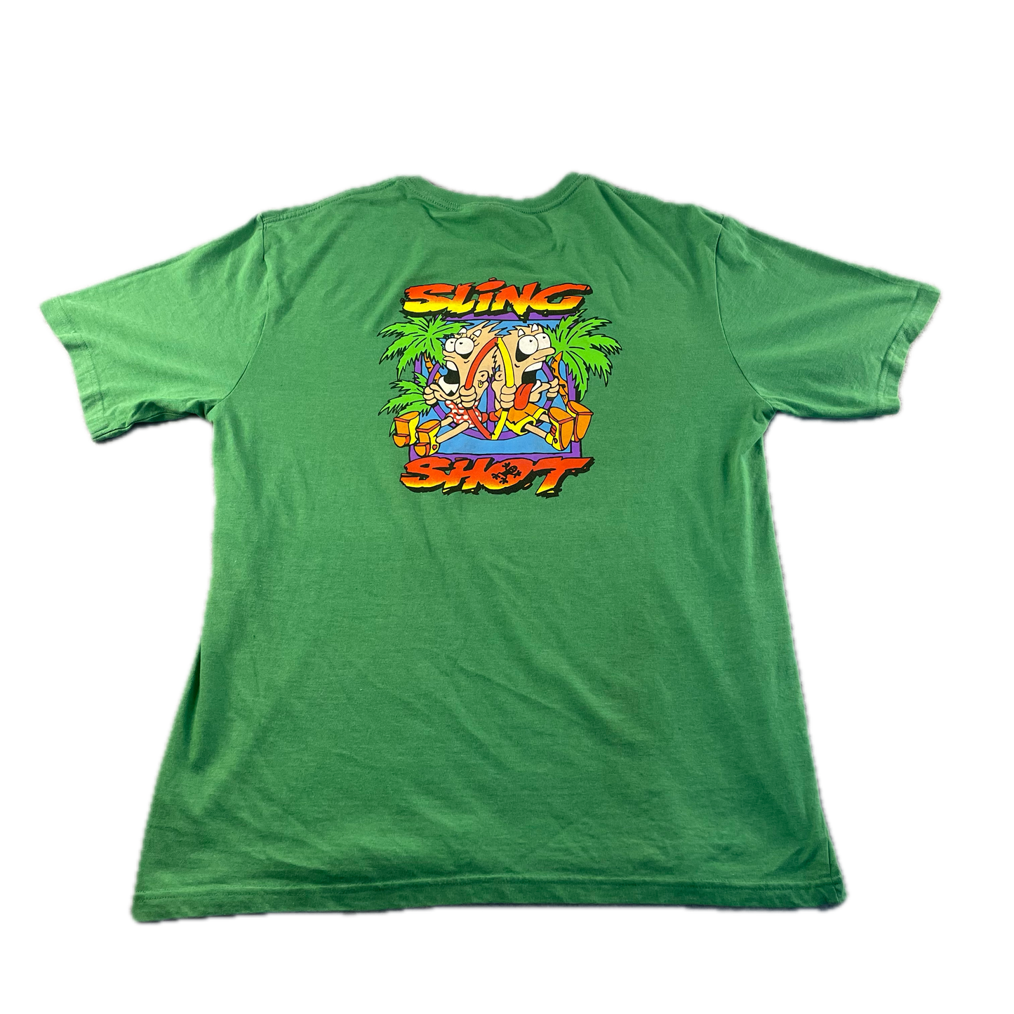 Vintage Slingshot Green T-Shirt (L)