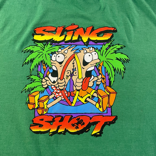 Vintage Slingshot Green T-Shirt (L)
