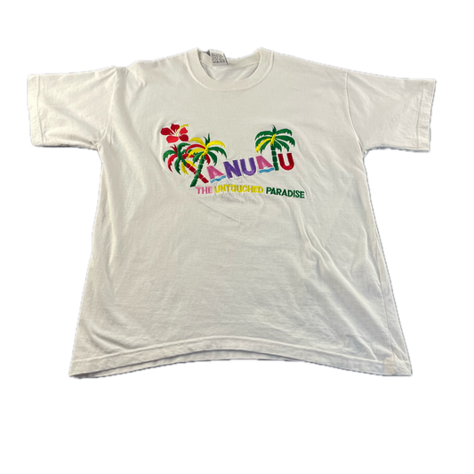 Vintage Anuau White T-Shirt (S)