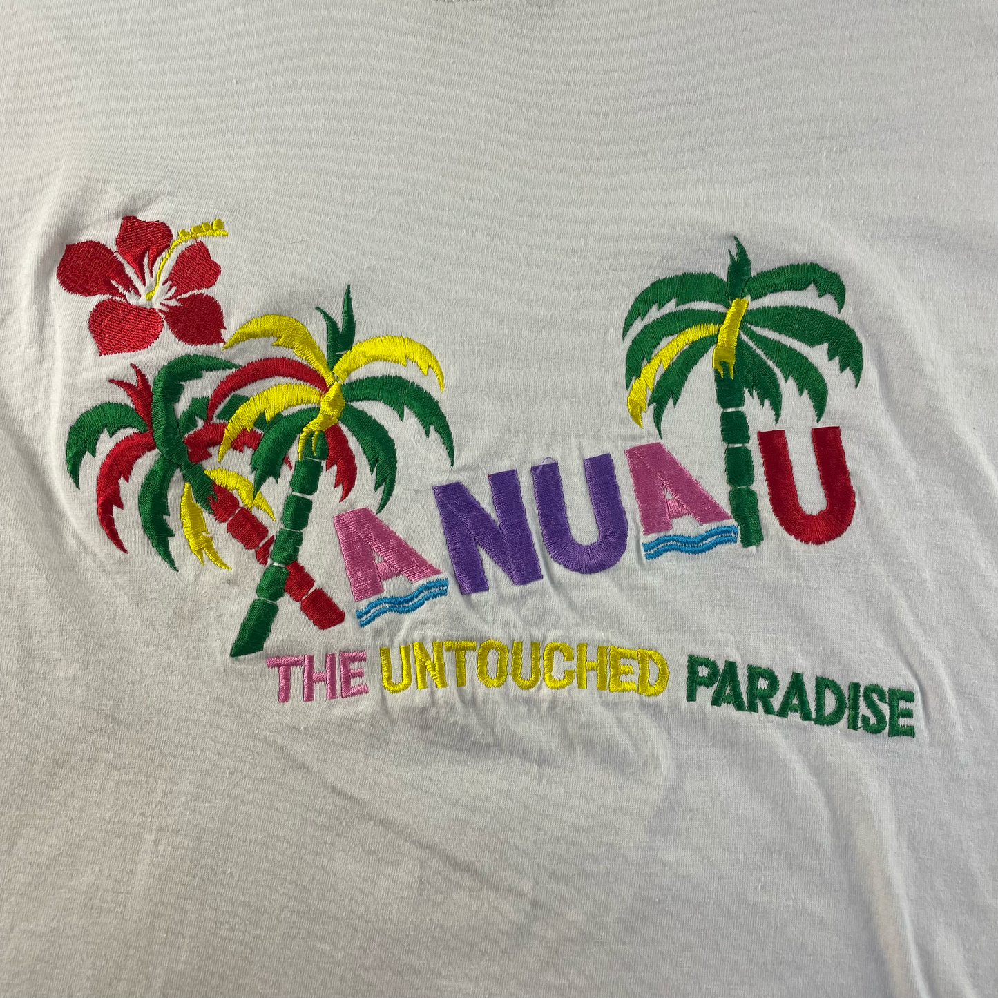 Vintage Anuau White T-Shirt (S)