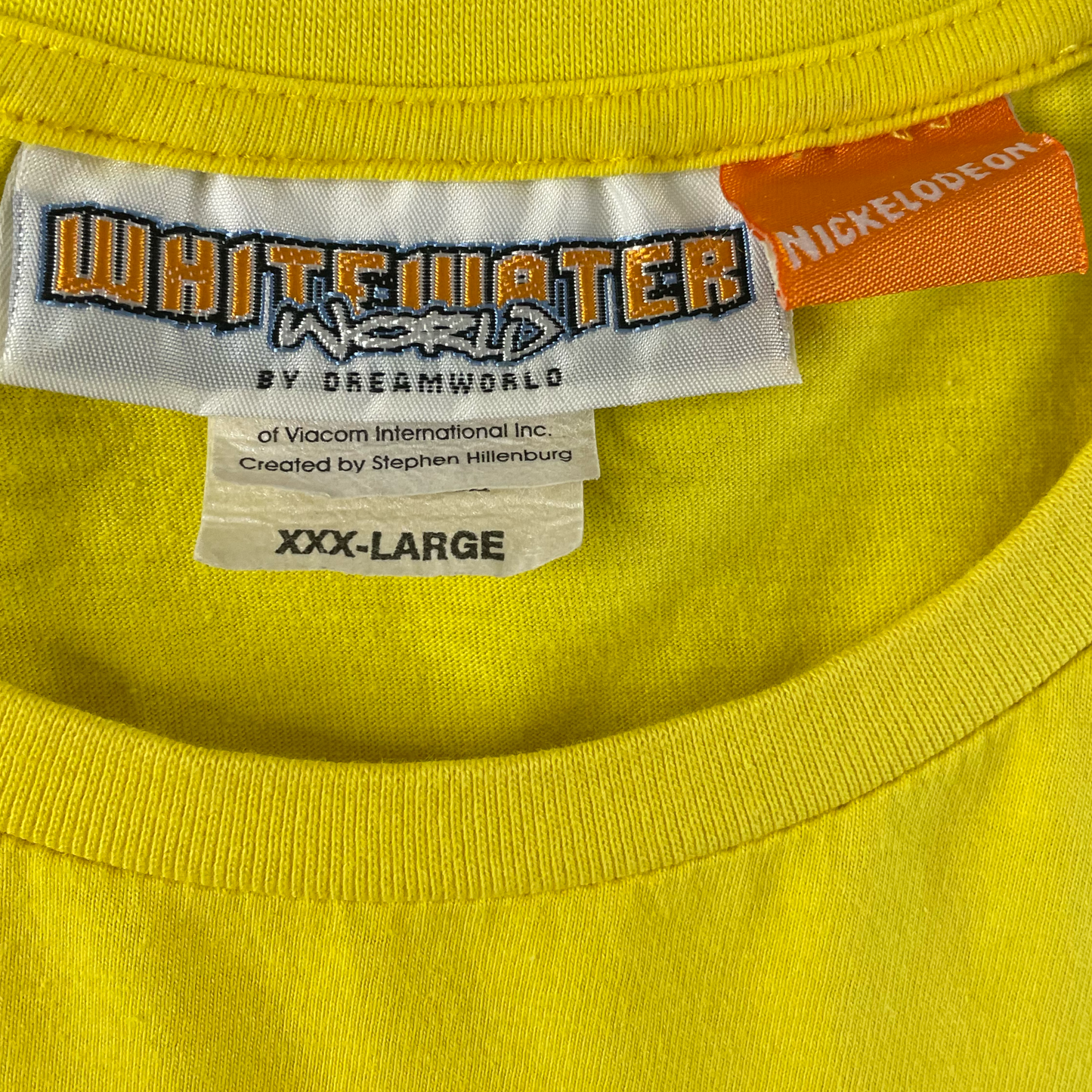 Vintage SpongeBob White Water World T-Shirt (3XL)