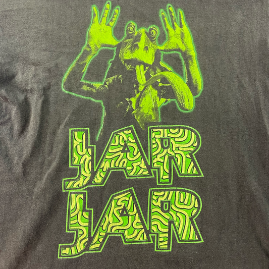 Vintage 1990s Star Wars Episode 1 Jar Jar Binks T-shirt (S)