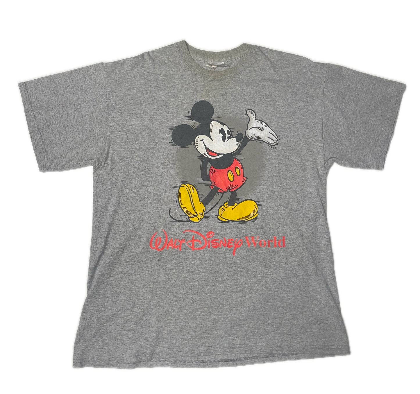 Vintage Oversize Mickey Mouse Grey T-shirt (L)