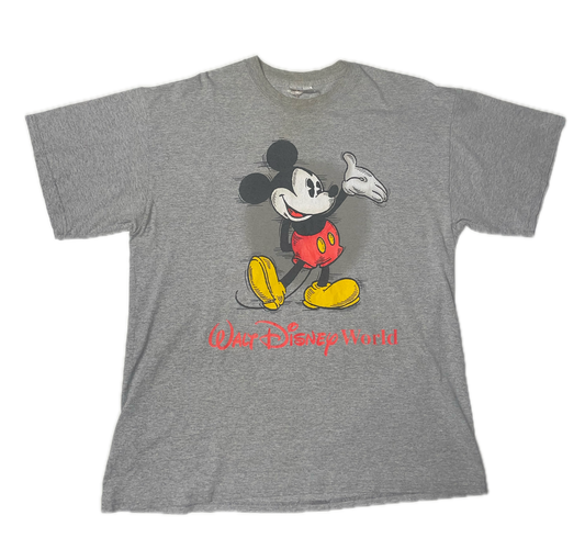 Vintage Oversize Mickey Mouse Grey T-shirt (L)