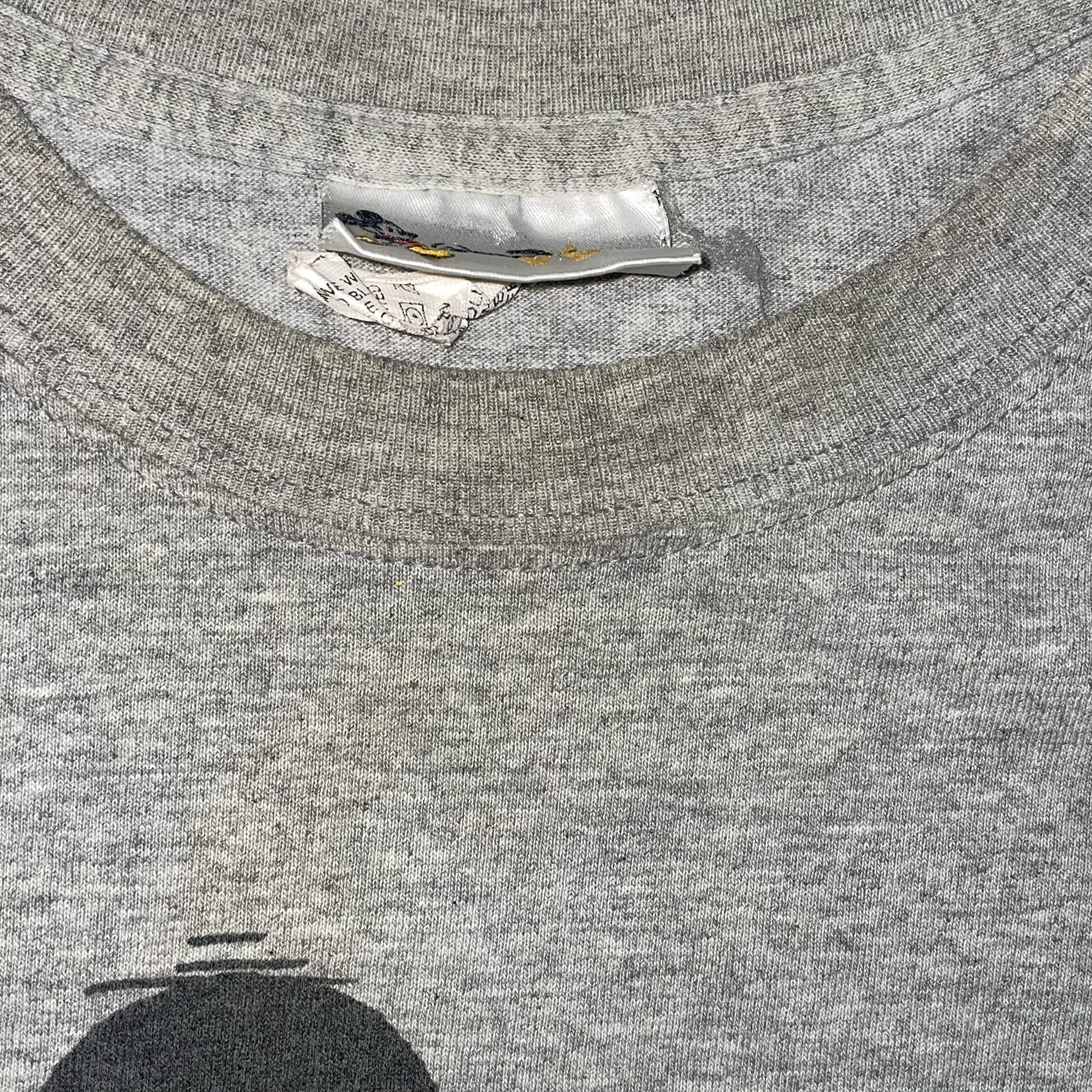 Vintage Oversize Mickey Mouse Grey T-shirt (L)