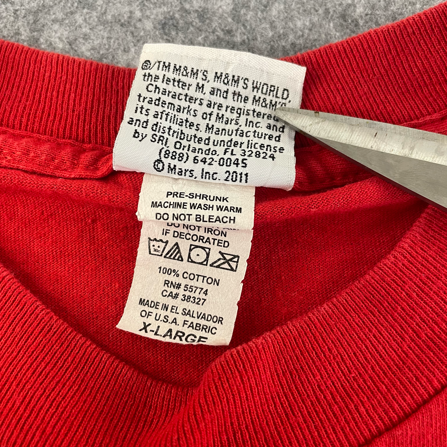 M&M's 2011 Red T-Shirt (XL)