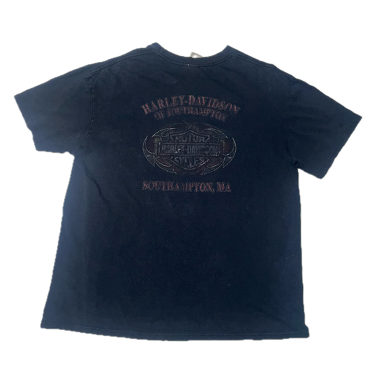 Vintage Harley Davidson "Have you been Naughty?" Christmas T-shirt (XL)