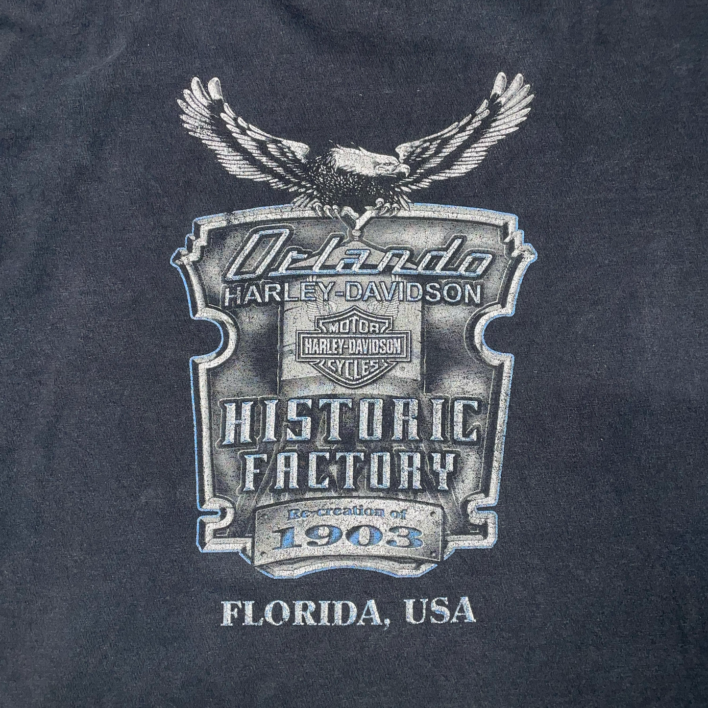 HARLEY DAVIDSON FLORIDA 1903 FACTORY T-SHIRT (2XL)