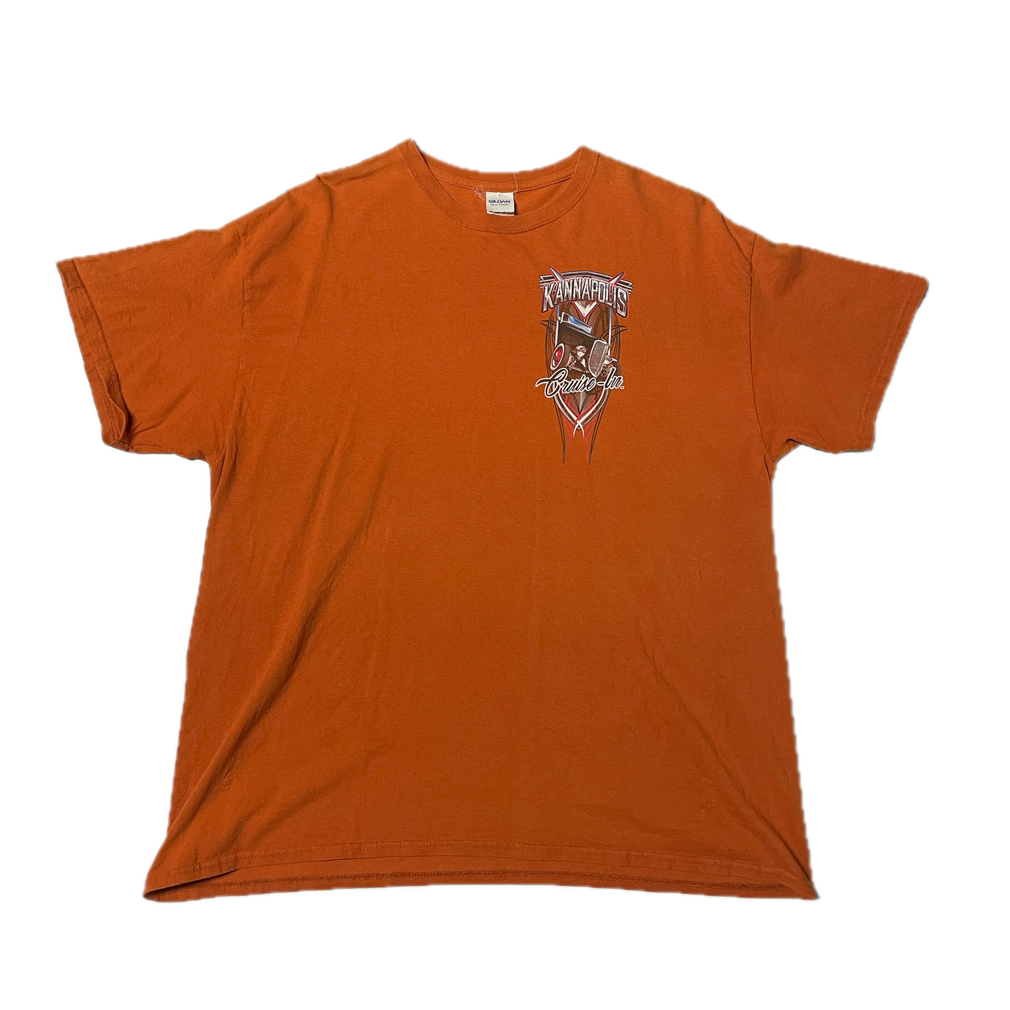 2017 KANNAPOLIS ORANGE STAINED T-SHIRT (XL)